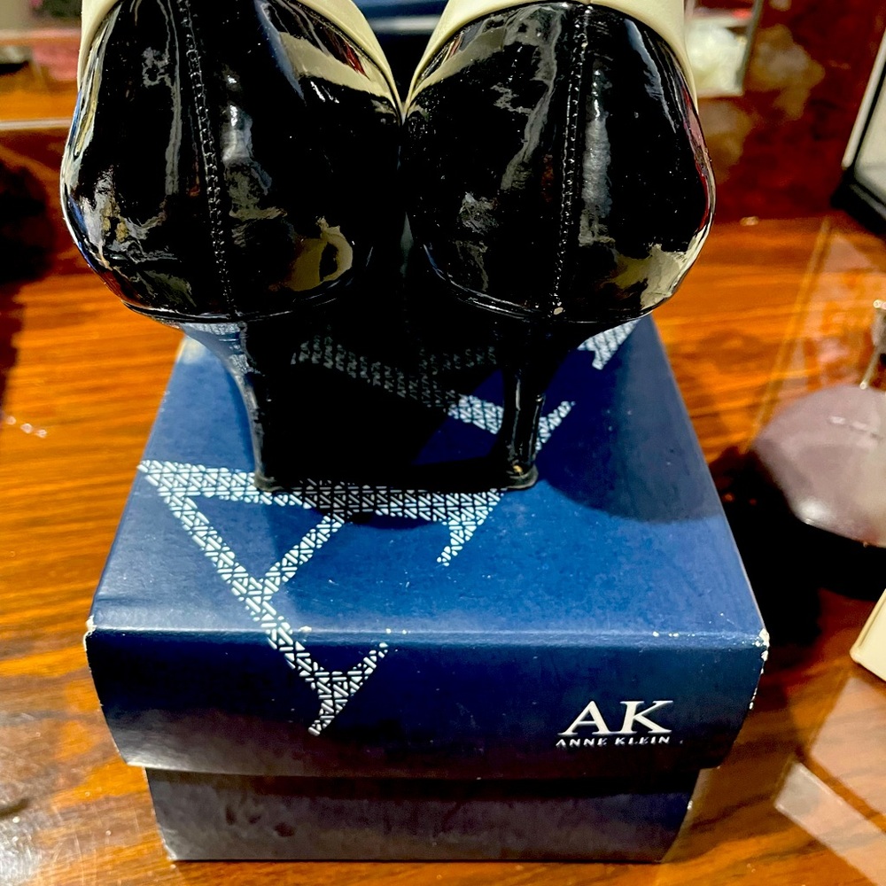 Black with white trim